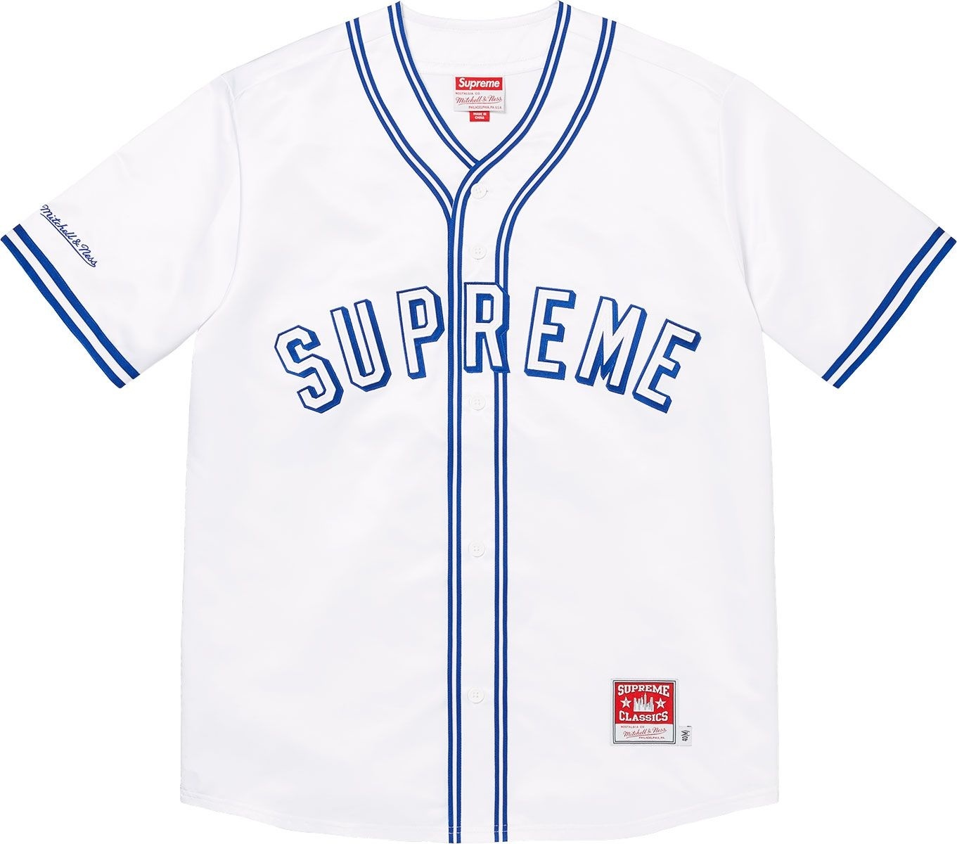 Supreme®/Mitchell & Ness® Satin Baseball Jersey view 17